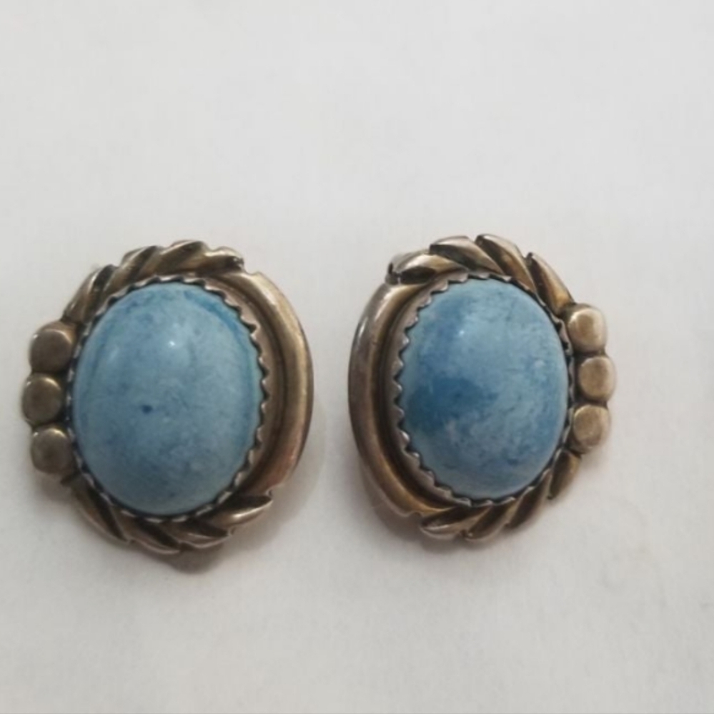 Vintage sterling native america earring